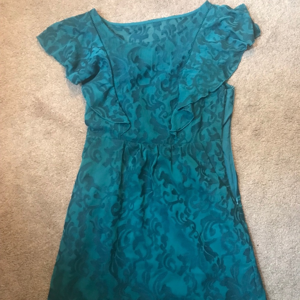 Anthropologie Dress, teal, size 6, never worn
